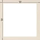 Підрамник для полотна 50х50 (43х18 сосна зрощена) EmojiFrame - зображення 6