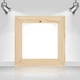 Подрамник для холста 30х30 (43х18 сосна цельная с сучком) EmojiFrame - изображение 5