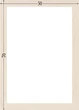 Подрамник для холста 50х70 (43х18 сосна срощенная) EmojiFrame - изображение 6
