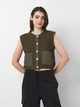 Куртка женская Zara 2142/250 S Зеленая (02142002507021) - изображение 1