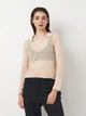 Свитер женский Zara 2142/337 M Бежевый (02142033712036) - изображение 1