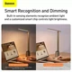 Настольная лампа Baseus LED Smart Eye Reading Desk Lamp со встроенным аккумулятором 2200 mAh (DGZG-02) White - изображение 11