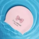 Шапочка для плавання для довгого волосся Copozz Silicone рожевий Bow Knots YM-31204 - изображение 1