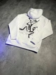 Худи унисекс с рисунком логотипа на клетке Arcteryx размер M белого цвета - изображение 4