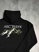 Худі унісекс з малюнком геометричних гір Arcteryx розмір M чорного кольору - зображення 4
