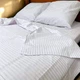 Комплект постельного белья Евро MakSon Elegant White, страйп-сатин, 100% хлопок (012-1200220С) - изображение 1