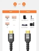 Кабель Highwings HDMI 2.1 48Gbps 8K@60Hz 4K@120Hz 2м черный (SH-8K-2M-2P3) - изображение 8