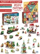 Різдвяний конструктор адвент календар Advent calendar Merry Christmas & Happy New Year, новорічний конструктор для дівчинки чи хлопчика Ялинка, Санта Клаус, сніговик, подарунки, олень, потяг, пряниковий будиночок на 1123 деталі на 28 моделей - зображення 1