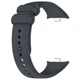 Ремешок силиконовый MRK для Mi Band 8 Pro/Xiaomi Redmi Watch 4 Темно-серый с металлическим креплением (mrk3342) - изображение 1