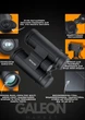 Бінокль Adler Focus 10x42, Водонепроникний з багатошаровим покриттям лінз - зображення 4