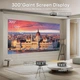Портативний проектор Horlat 800 ANSI з підтримкою 8K до 300", Android і Dolby Audio: WiFi, Bluetooth, HDMI, AV для домашнього кінотеатру - зображення 5