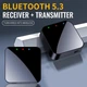 Бездротовий аудіоадаптер-приймач Essager Hi-Fi AUX 3.5 мм RX/TX Bluetooth 5.3 - зображення 3