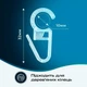 Крючки на кольца для штор прозрачные 50шт BRS - изображение 3