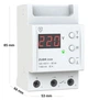 Реле напряжения ZUBR D32t (32 А, 7 000 ВА) (4820120220456) - изображение 6