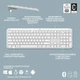 Клавiатура бездротова Logitech Signature Slim K950 US OffWhite USB (920-012466) - изображение 10
