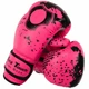 Рукавички боксерські дитячі на липучці Hard Touch Boxing 8468 розмір 4 унції Pink-Black - зображення 2