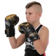 Рукавички боксерські дитячі на липучці Hard Touch Boxing 8468 розмір 8 унцій Black-Gold - зображення 7