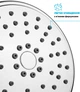 Ручная лейка для душа DROP SPA3F-110CH Aqua-Max - изображение 7