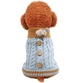 Вязаный свитер Derby Classic Dog Winter Sweater Blue для собак, кошек, щенков, XS Голубой - изображение 4