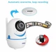 Поворотна IP Wi-Fi камера Kerui T09T Tuya відеоспостереження відеоня зі звуком 2 Mp Full HD - зображення 3
