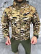 Тактична куртка Soft Shell із флісовою підкладкою Multicam S - зображення 11