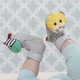 Шкарпетки-брязкальця Infantino Зебра та тигр (206893I) - зображення 4
