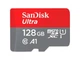 Карта пам'яті SanDisk 128 GB microSDXC UHS-I U1 A1 Class 10 Ultra (SDSQUAB-128G-GN6MA) - изображение 3