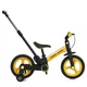 Детский велосипед велобег PROFI KIDS 12 д. MB 1021-4, 4 в 1 с родительской ручкой желто-черный - изображение 5