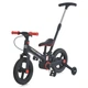 Велосипед-беговел (велобег) PROFI KIDS MB 1021-1 с родительской ручкой и резиновыми колесами 12", Черно-красный - изображение 6