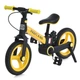 Детский велосипед велобег PROFI KIDS 12 д. MB 1021-4, 4 в 1 с родительской ручкой желто-черный - изображение 9