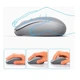 Беспроводная мышка UGREEN MU105 USB 2.4G Wireless Mouse 1600 dpi Moonlight Grey (UGR-90669) - изображение 5