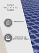 Коврик для кошачьего туалета, лотка, клетки птиц и грызунов EVAPUZZLE UltraMat 60х40 см синий - изображение 6