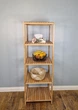 Стелаж (этажерка) 1500х520х360 мм WoodDecor из натурального дерева покрытый лаком - изображение 1