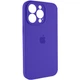 Защитный чехол-накладка Silicone Full Case AA Camera Protect для Apple iPhone 13 Pro Max Dark Purple (FullAAi13PM-22) - изображение 3