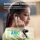 Бездротові навушники UGREEN WS106 HiTune T3 Active Noise-Cancelling Wireless Earbuds BT5.2 Black (UGR-90401) - зображення 5