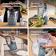 Набір Кухонна колекція Kenwood Go Collection CPG35.000GY (Кухонна машина KMZ 35.000GY + Подрібнювач FDP22.000GY + Міксер HMP40.000GY) - зображення 10