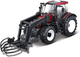 Трактор BBurago Valtra N174 з плугом Червоний (4893993440825) - зображення 2