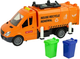 Сміттєвоз Leantoys Garbage Truck 10429 з аксесуарами Помаранчевий (5904665992678) - зображення 2