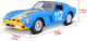 Металева модель автомобіля Bburago Ferrari 250 GTO 1:24 (4893993263059) - зображення 5