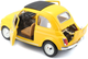 Metalowy model samochodu BBurago Fiat 500 F 1965 1:24 Żółty (4893993220984) - obraz 4