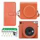 Подарунковий набір камера миттєвого друку Fujifilm Instax Square SQ1 Terracotta Orange / Чохол помаранчевий / Фотоальбом (80 фото) / Фотопапір (50 знімків) - изображение 1