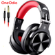 Наушники OneOdio Fusion Wireless A71 студийные диджейские полноразмерные Red - изображение 8