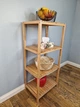 Стелаж (этажерка) 1150х520х360 мм WoodDecor из натурального дерева 4 полочки покрытый лаком - изображение 3