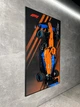 Арт Тримач Рамка на Стіну 80x50 см. для Фірмового Конструктора Technic McLaren Formula 1 F1 (42141) / Гоночний автомобіль / Type-E - зображення 8