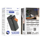 Powerbank BOROFONE зі швидкою зарядкою 22.5W BJ66A 50000 mAh з ліхтарем чорний G-11774 - изображение 7