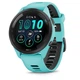Смарт-часы Garmin Forerunner 265 (010-02810-12) бирюзово-черные с силиконовым ремешком - изображение 1