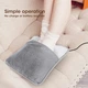Портативная фланелевая грелка для ног с электрическим подогревом Foot warmer XL-997 Коврик с USB подогревом - изображение 4