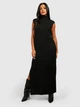 Платье вязаное осеннее женское Boohoo GZZ56505 S Черное (KAY2000001550694) - изображение 1