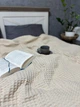 Летнее вафельное покрывало Двуспальное (160 х 230 см) Молочное (Д-post-vafl-005) - изображение 4