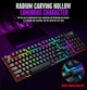 Игровой комплект, клавиатура игровая + игровая мишь T-Wolf TF200 2 в 1 проводной с RGB подсветкой - изображение 4